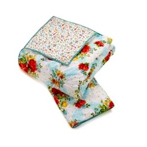 NEW Pioneer Woman King Quilt set with matching shams 100% cotton back